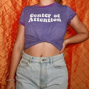 cute y2k purple tshirt
